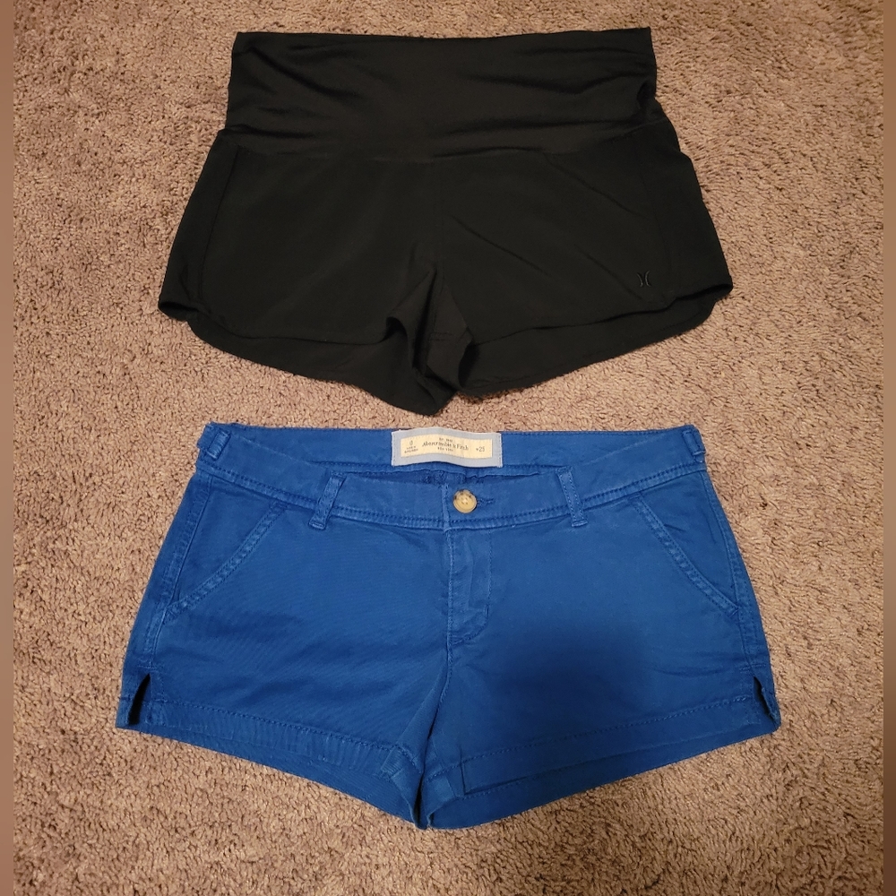Abercrombie & Fitch Shorts + hurley shorts